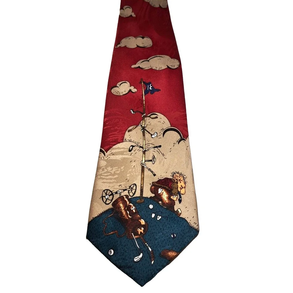 Golf Novelty Tie Men's‎ It's Only a Game Necktie 58